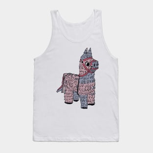 Alpaca llama piñata Tank Top